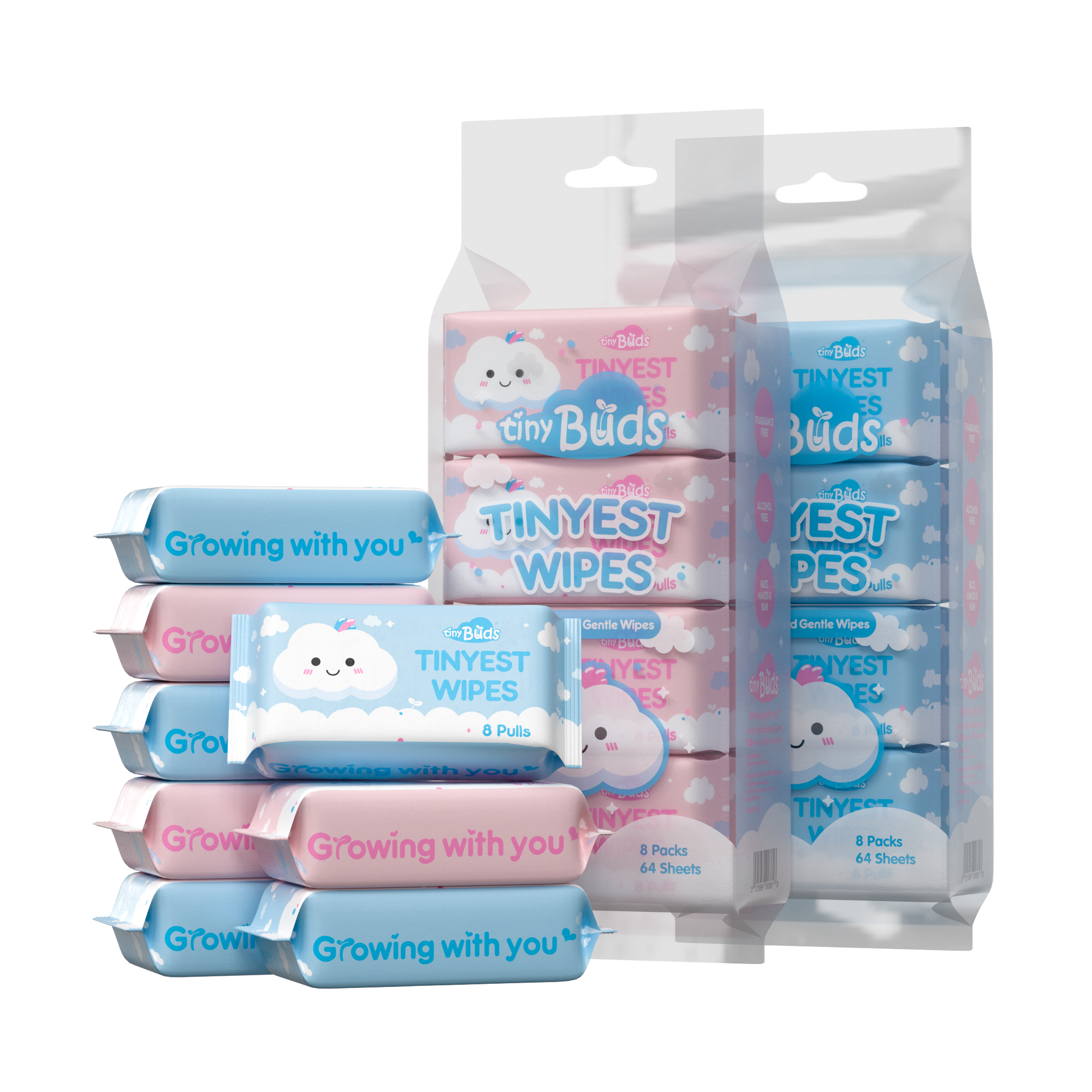 Mini Packing Baby Cleaning Wet Wipes for Baby Cleaning